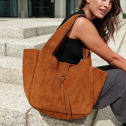 Marina Suede Tote